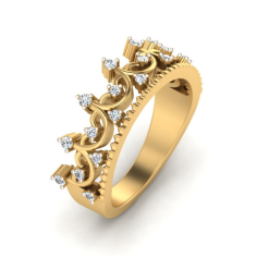 14 Kt Yellow Gold Diamond Ring supplier