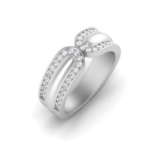 18 Kt White Gold Diamond Ring exporter