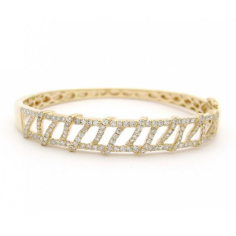 18 Kt Yellow Gold Diamond Bracelet wholesaler India