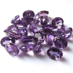 Loose gemstone natural AAA quality purple amethyst gemstone Exporter