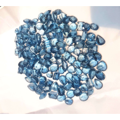 Faceted loose gemstone aa quality natural London blue topaz gemstone Exporter