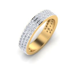 18 Kt Yellow Gold Eternity Ring  exporter