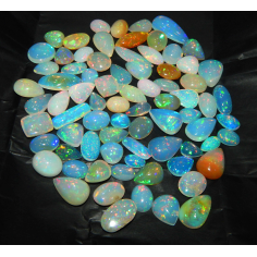 Wholesale cabochons gemstones natural color and fire Ethiopian opal gemstone