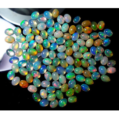 Wholesale natural color play and fire color play and fire welo Ethiopian opal