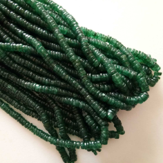 Wholesale smooth tire shape heishi spacer beads natural aventurine beads