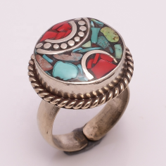 Tibetan Silver Nepali Antique Ring Manufacturer