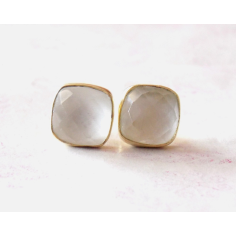 925 Sterling Silver Gold Handmade Gold Plated Fashion Stud Earrings Set Exporter