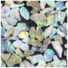 Rough polished Ethiopian opal Tumbles Manufacturer