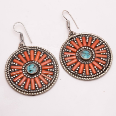 Tibetan Silver Nepali Handmade Earrings Wholesaler