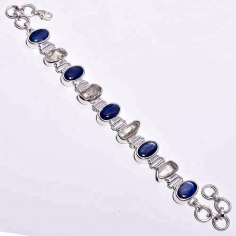 Herkimer Diamond Multi Gemstone Silver Bracelet Christmas Exporter