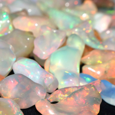 Natural Ethiopian Opal Polished Rough Gemstone Opal Raw Loose Gemstone Exporter