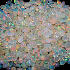 Top Quality Natural Ethiopian Opal Oval Shape 8x6 MM  Loose Gemstone Exporter