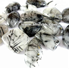 Black Rutile Loose Gemstone exporter