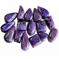 Oval Triangle Pear Rectangular Round Square Heart Shape Charoite supplier