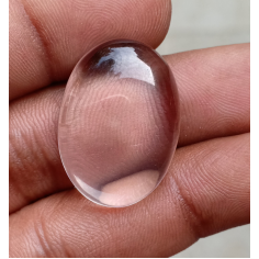 Loose Gemstone Crystal Clear Quartz Cabochon exporter