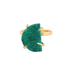 Good price open finger prong setting adjustable unisex ring Exporter