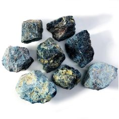 Blue Apatite Rough Chunk For Sale Wholesaler