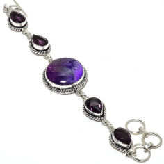 Amethyst Gemstone Ethnic Jewelry Handmade Bracelet Wholesaler