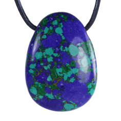 Azurite Malachite rek PENDENTIF BRACELET CUIR gouttes Manufacturer