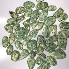 Natural Mariposite Loose Gemstone Cabochon Manufacturer