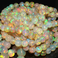 Natural Welo Fire Ethiopian Opal Beads Ethiopian Opal Beads Exporter