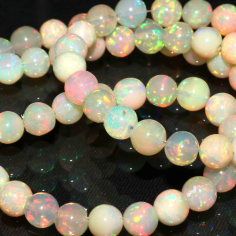 Ethiopian Beads Opal Balls Natural Welo Fire Ethiopian Opal Beads Exporter