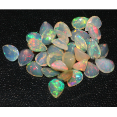 Natural Ethiopian Opal Top Quality 6X4 MM Pear Shape Faceted Exporter