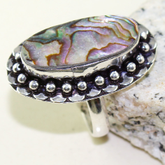 Abalone Shell Handmade Ring Exporter