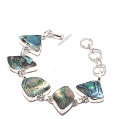 Abalone Paua Shell Starfish Sea Star Bracelet Chain Link Bracelet Supplier