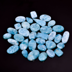 Natural Larimar Cabochon Gemstone Manufacturer