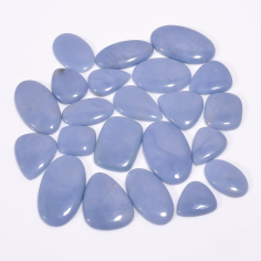 Natural Angelite Gemstone Cabochons  Manufacturer