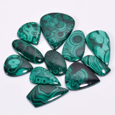 Designer Natural Malachite Gemstone Cabochon  Manufacturer