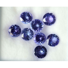 4 mm Natural Tanzanite Round Faceted High Quality Loose Gemstone Suppliers