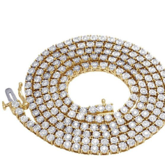 Round illusion set Diamond Tennis Chain Wholesaler