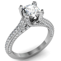 Natural diamond engagement solitaire ring Exporter