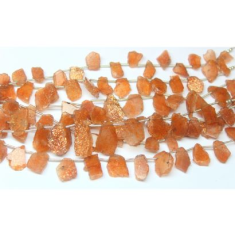 Natural Sunstone Smooth Slice Rough Beads Wholesaler