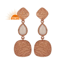 18k Rose Gold Dangle Earring Manufacturer