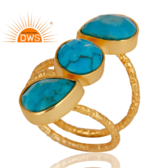 Natural Turquoise Gemstone Ring Wholesaler