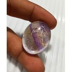 Amazing Ametrine Cabochon Oval Shape Natural Ametrine gemstone Exporter