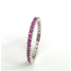 Natural Ruby Stacking Ring Exporter