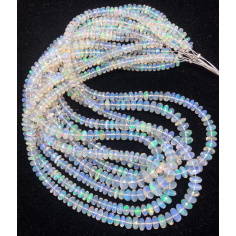 Natural Ethiopian Opal Faceted Beads Strand Supplier