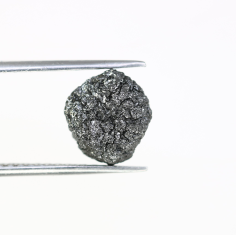 Jet Black Color Loose Rough Uncut Raw Diamond For Wedding Ring Manufacturer