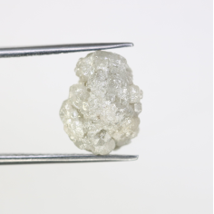 Wholesale Rough White Irregular Cut Raw Natural Diamond Ring