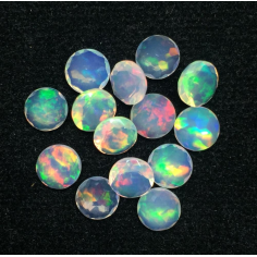 10mm Natural Ethiopian Opal Gemstone Faceted Loose Stone Exporter