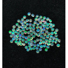 3mm Natural Ethiopian Opal Gemstone Faceted Loose Stone Exporter