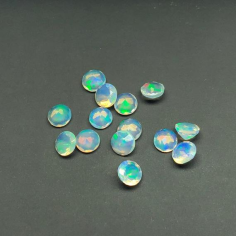 8mm Natural Fire Ethiopian Opal Loose stone Exporter