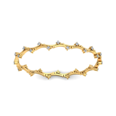 Real Round 1.00TCW White Diamond Bracelet Wholesaler