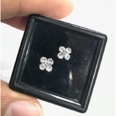 Real Pie Cut Diamond In Floral Shape Supplier