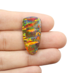 Australian Boulder Opal Bello Synthetic Doublet Opal Stone Supplier