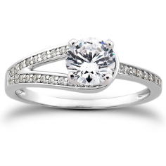 1.00ct Real Diamond Engagement Ring Supplier